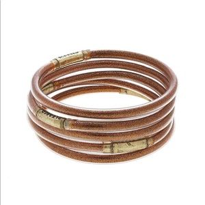 NEW ‘ROSE GOLD IRIDESCENT’ Project Halo 5 Bangle Set ‘Blessed’ in (Champagne)